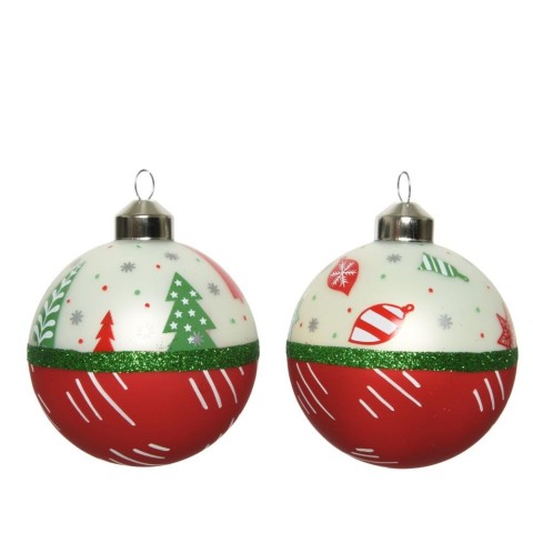 SFERA VETRO OPACA BIANCA E ROS